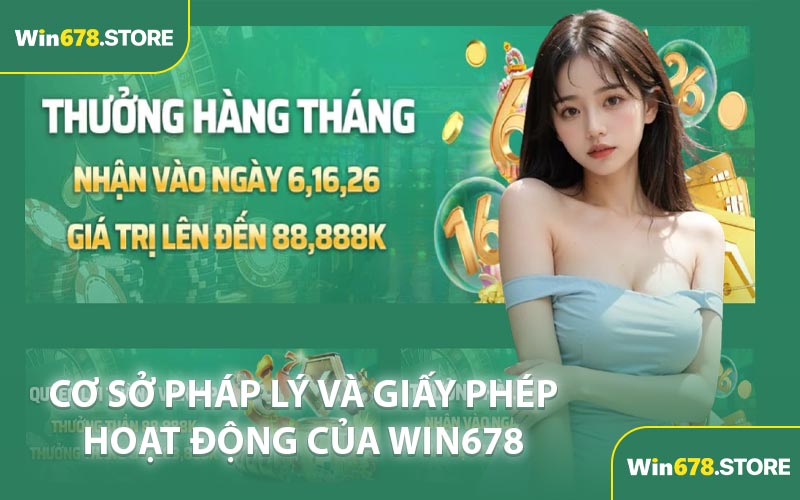 Cơ Sở Pháp Lý và Giấy Phép Hoạt Động Của WIN678