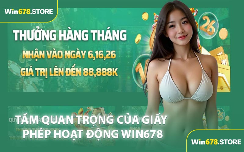 Tầm Quan Trọng Của Giấy Phép Hoạt Động WIN678