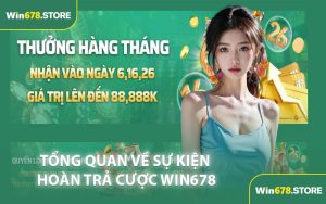 Tổng Quan Về Sự Kiện Hoàn Trả Cược WIN678